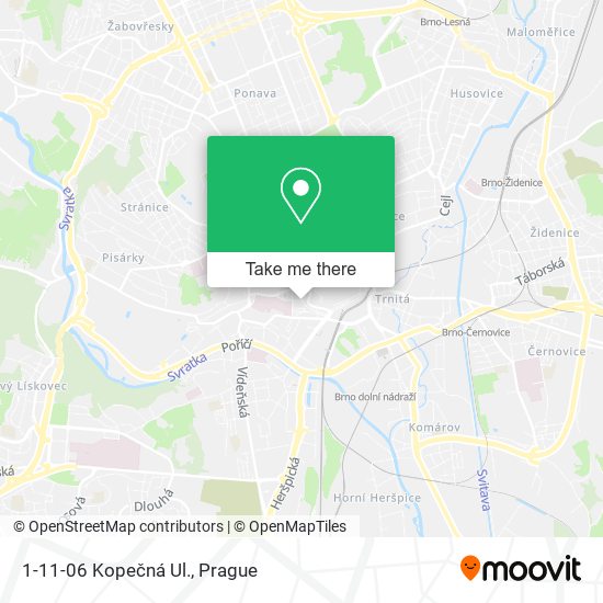 1-11-06 Kopečná Ul. map