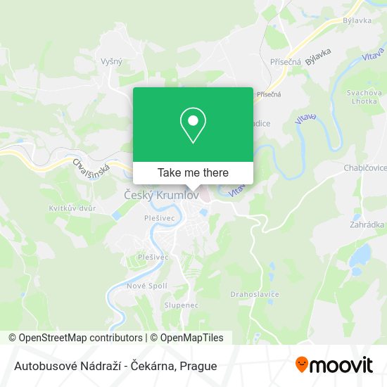 Autobusové Nádraží - Čekárna map