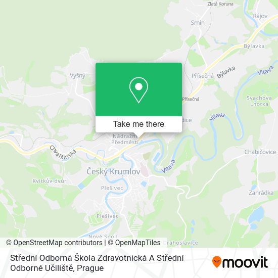 Střední Odborná Škola Zdravotnická A Střední Odborné Učiliště map