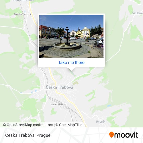 Česká Třebová map