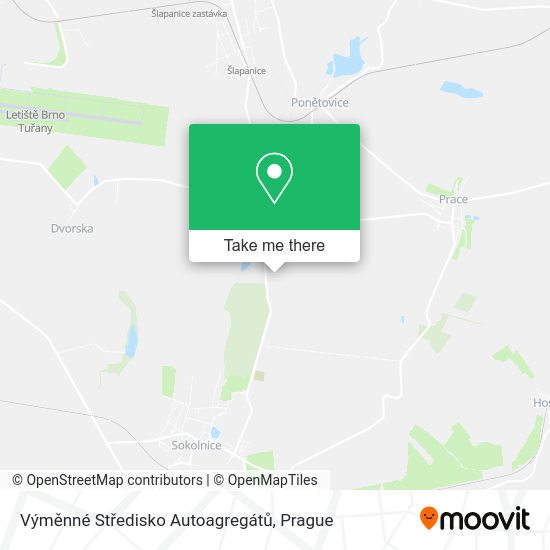 Výměnné Středisko Autoagregátů map