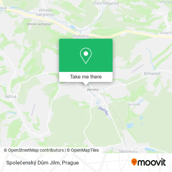 Карта Společenský Dům Jilm