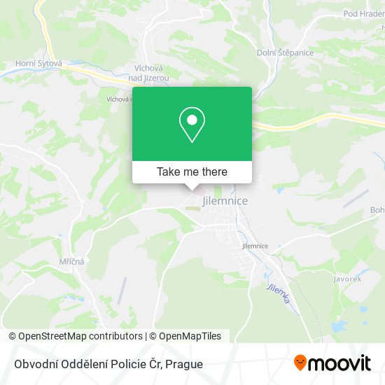 Obvodní Oddělení Policie Čr map
