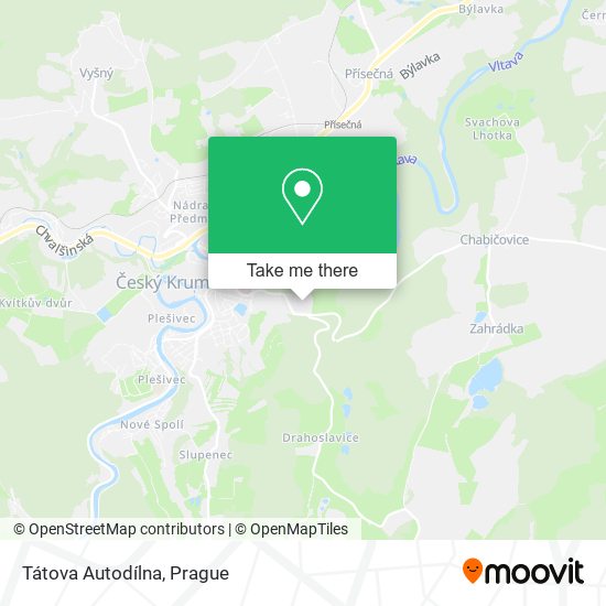 Tátova Autodílna map