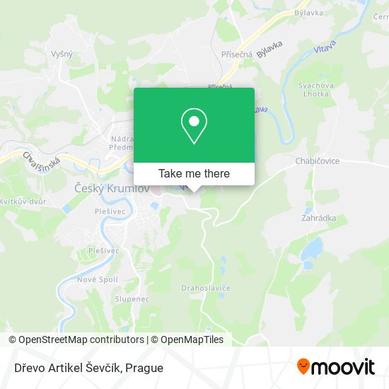 Dřevo Artikel Ševčík map