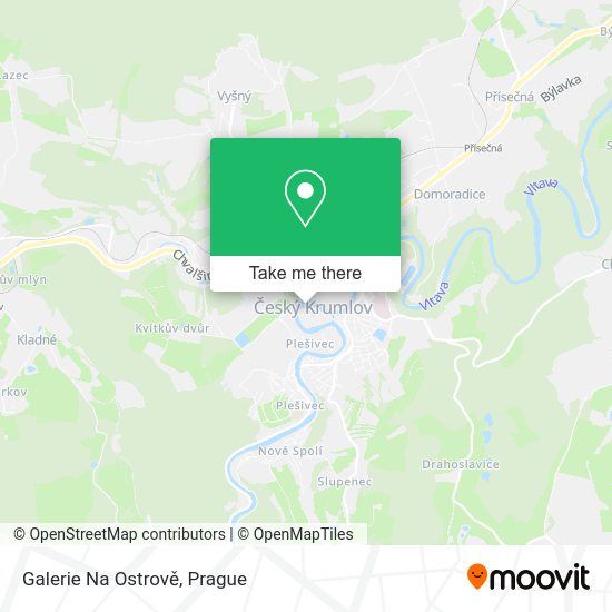 Galerie Na Ostrově map