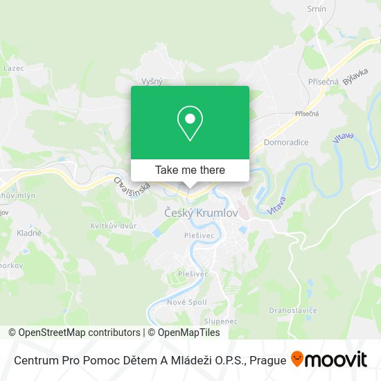 Centrum Pro Pomoc Dětem A Mládeži O.P.S. map