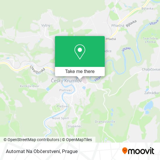 Automat Na Občerstvení map