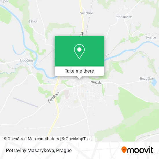 Карта Potraviny Masarykova
