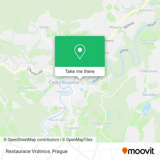 Restaurace Vrátnice map