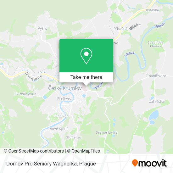 Domov Pro Seniory Wágnerka map