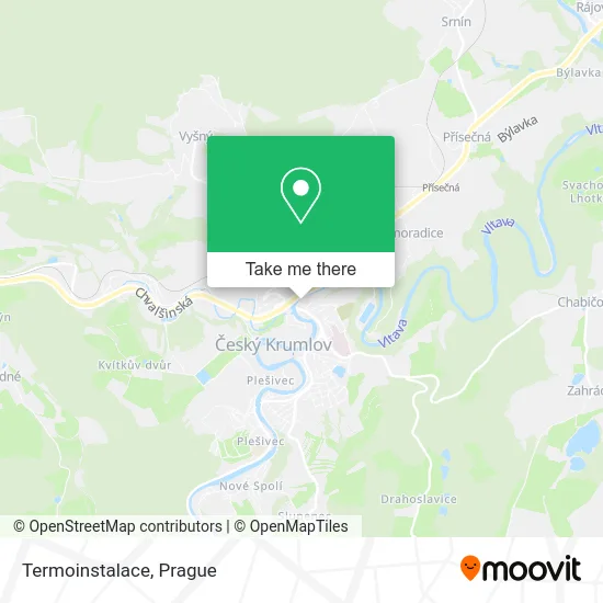 Карта Termoinstalace