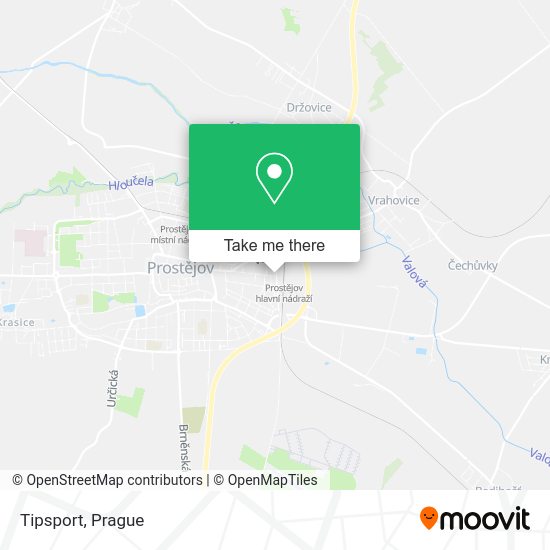 Tipsport map