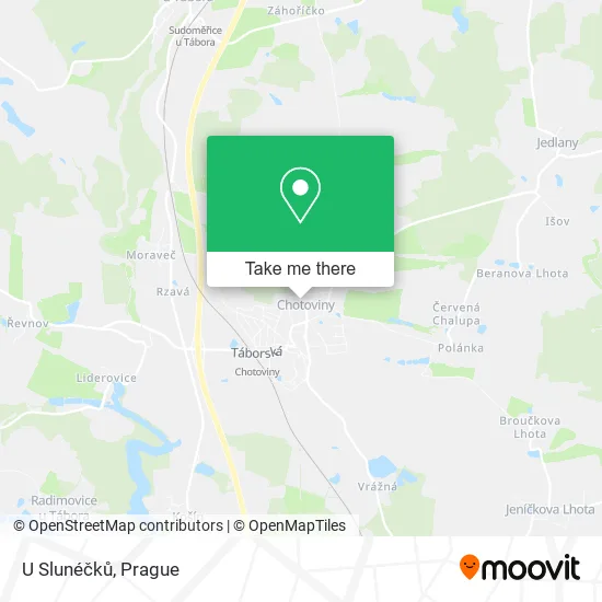 Карта U Slunéčků