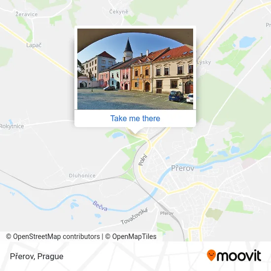 Карта Přerov