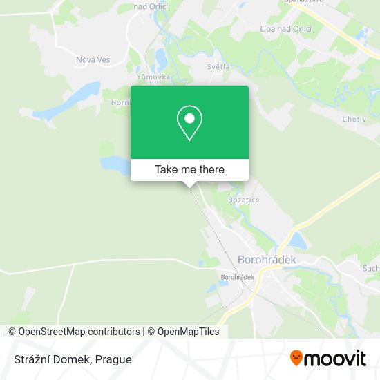 Strážní Domek map