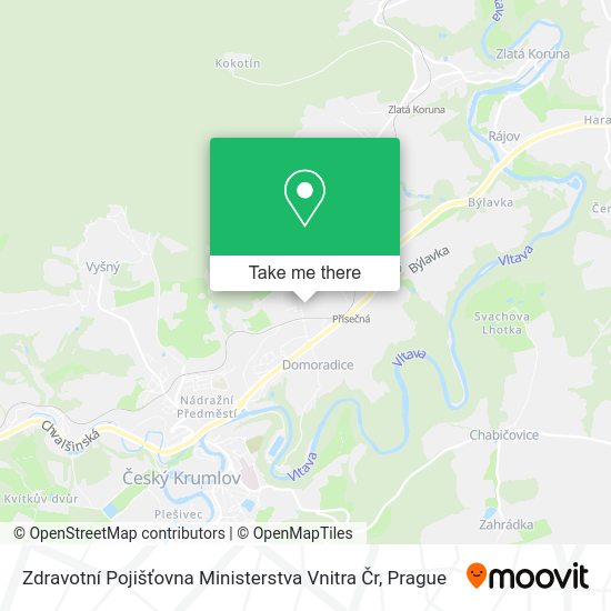 Zdravotní Pojišťovna Ministerstva Vnitra Čr map