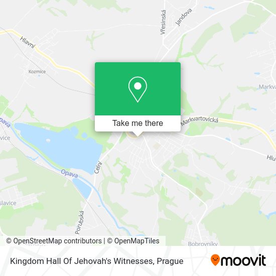 Kingdom Hall Of Jehovah's Witnesses map