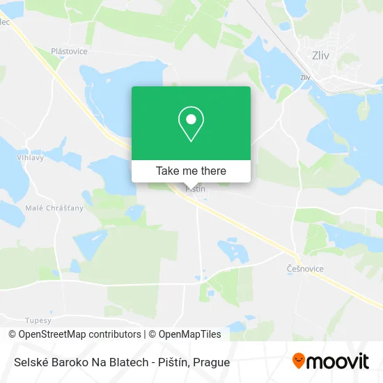 Карта Selské Baroko Na Blatech - Pištín