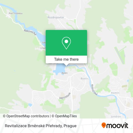 Revitalizace Brněnské Přehrady map
