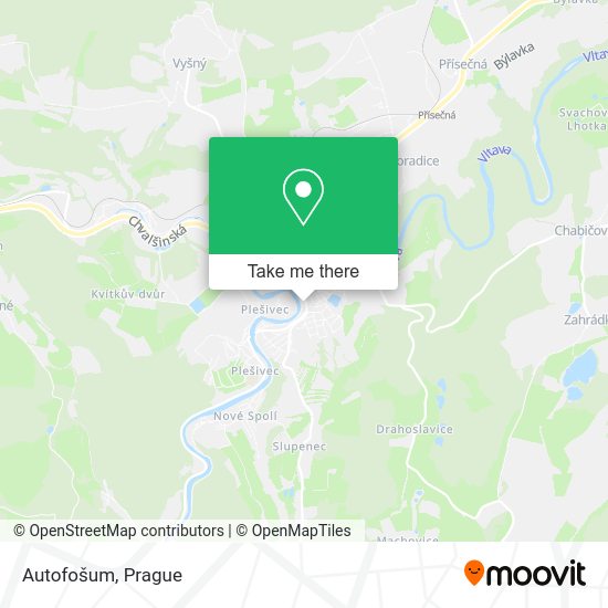 Карта Autofošum