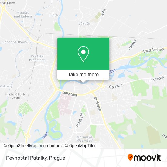Pevnostní Patníky map