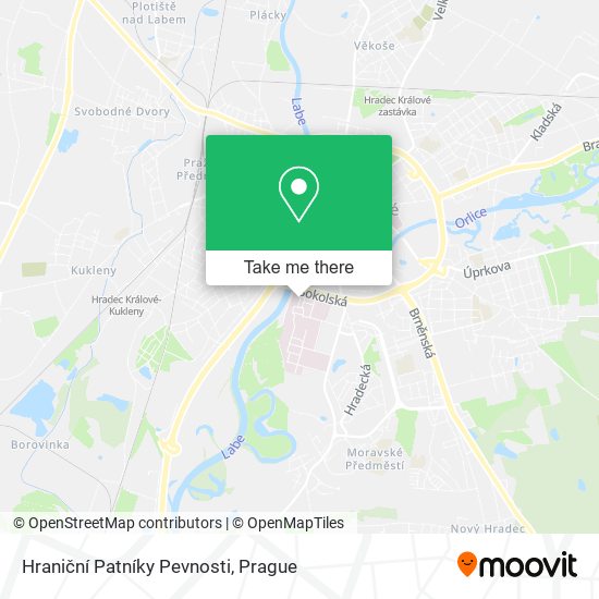 Hraniční Patníky Pevnosti map