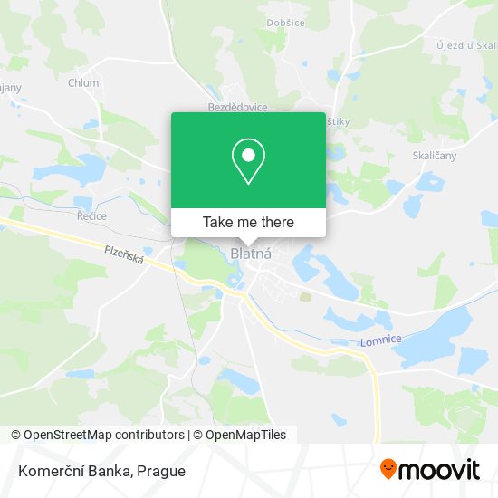 Komerční Banka map