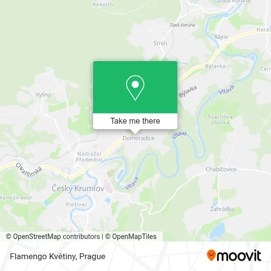 Flamengo Květiny map