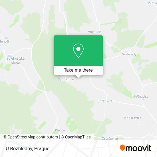 Карта U Rozhledny