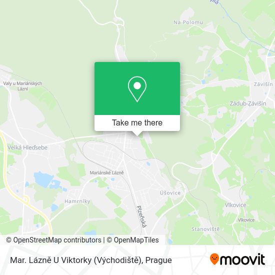 Mar. Lázně U Viktorky (Východiště) map