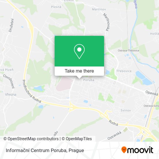 Informační Centrum Poruba map