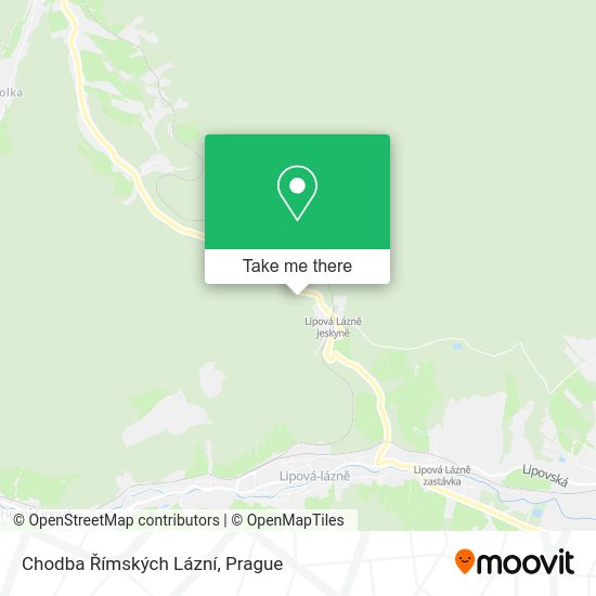 Chodba Římských Lázní map