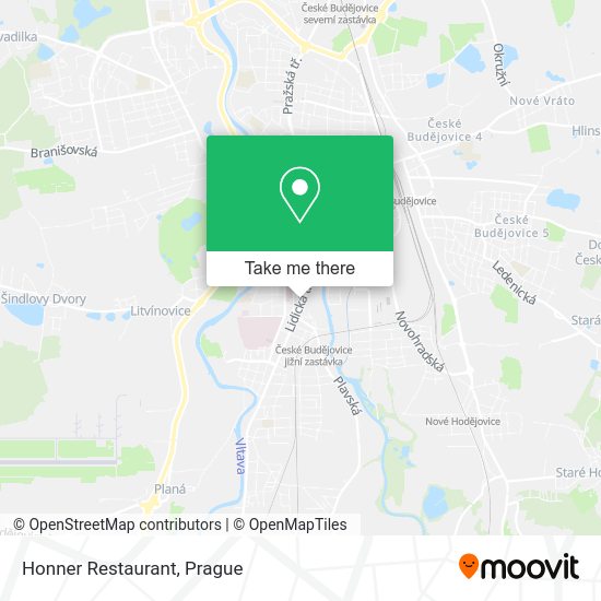 Honner Restaurant map