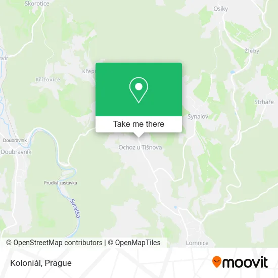 Карта Koloniál