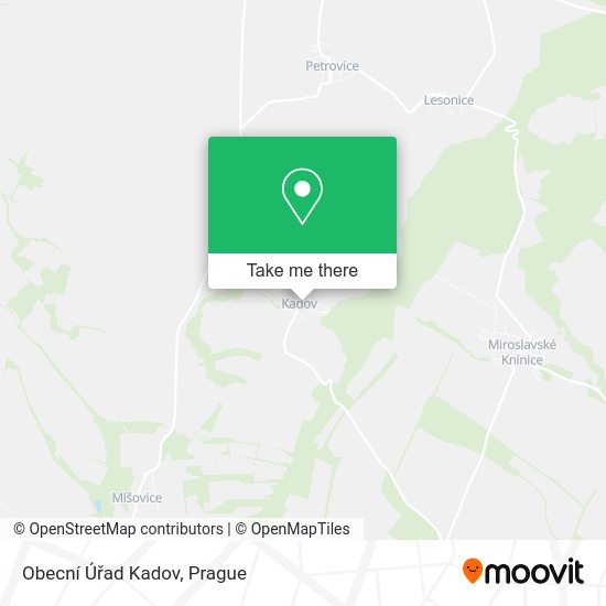 Obecní Úřad Kadov map