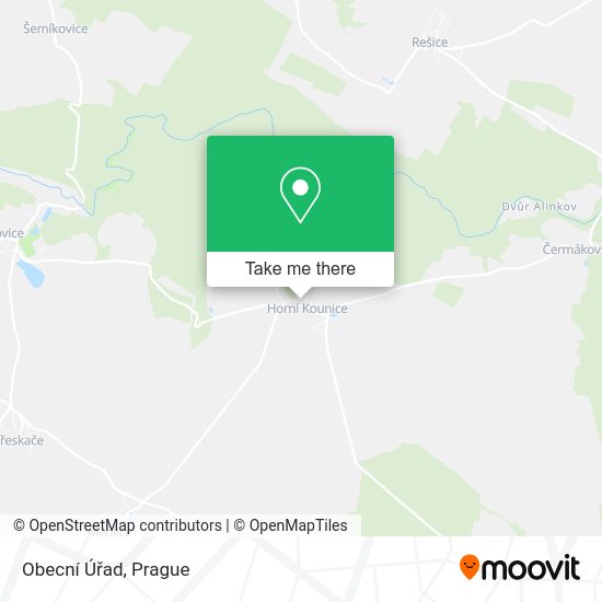 Obecní Úřad map