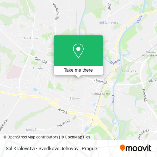 Sál Království - Svědkové Jehovovi map