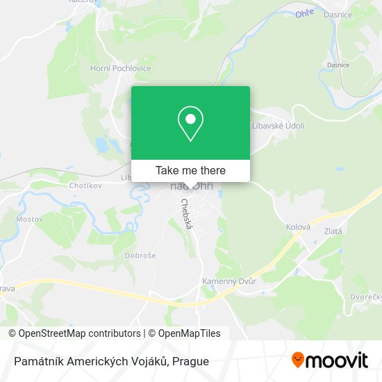 Památník Amerických Vojáků map