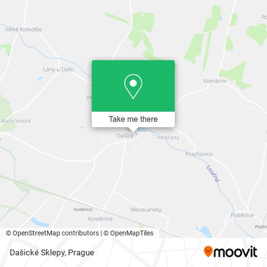 Карта Dašické Sklepy