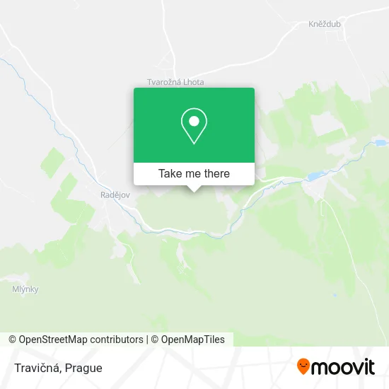 Карта Travičná