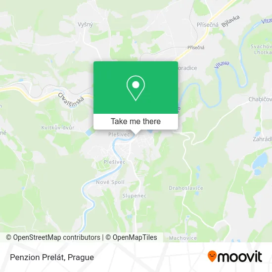 Карта Penzion Prelát