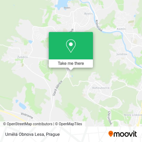 Umělá Obnova Lesa map