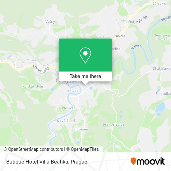 Butique Hotel Villa Beatika map