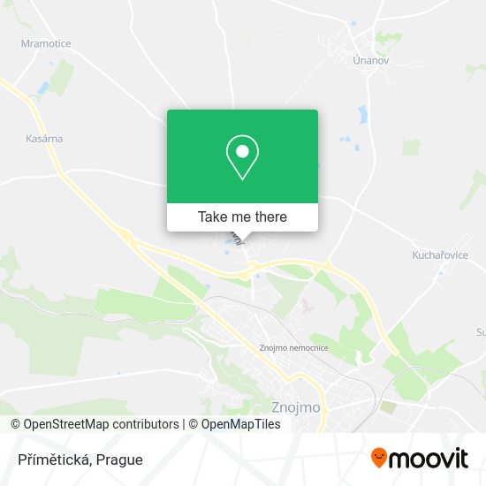 Přímětická map