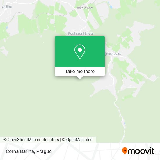 Černá Bařina map