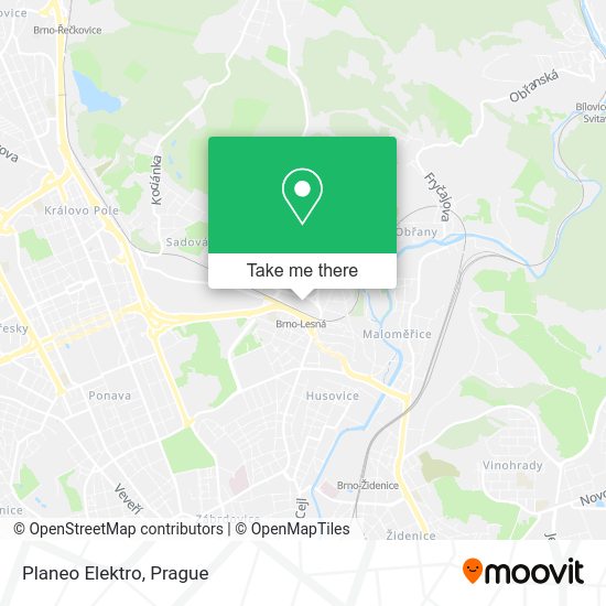 Карта Planeo Elektro