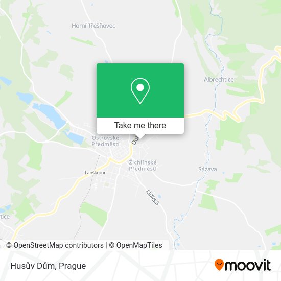 Husův Dům map
