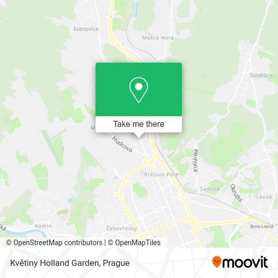 Květiny Holland Garden map