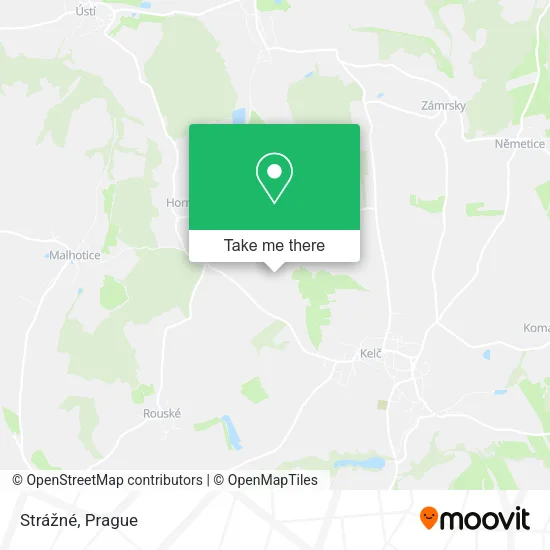 Карта Strážné